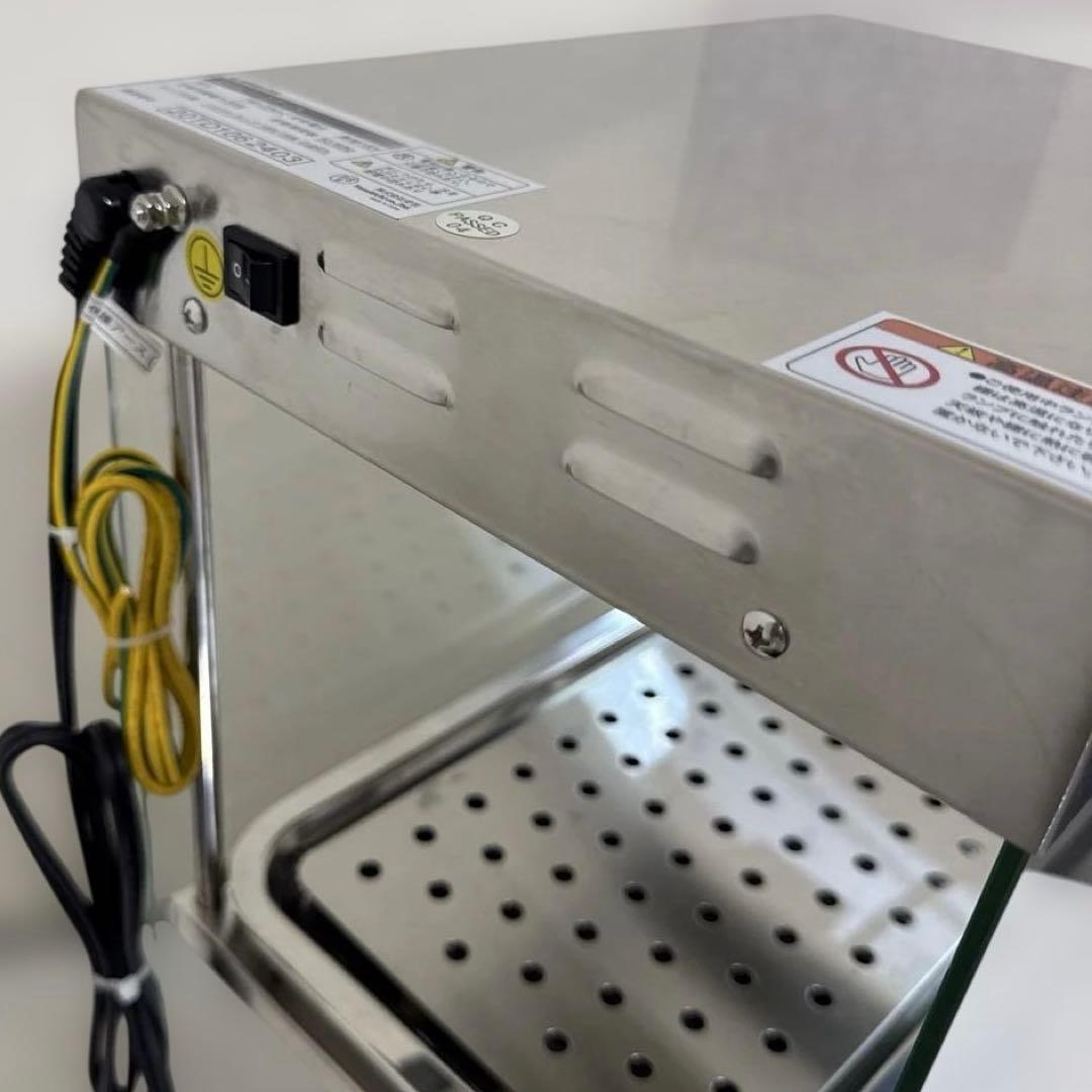 2024年製 美品 ホットショーケース 3面ガラス KIPROSTAR 業務用