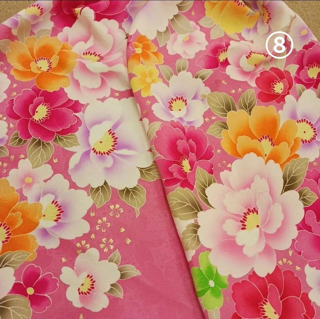 犬服　振り袖　着物　生地　確認　ハンドメイド