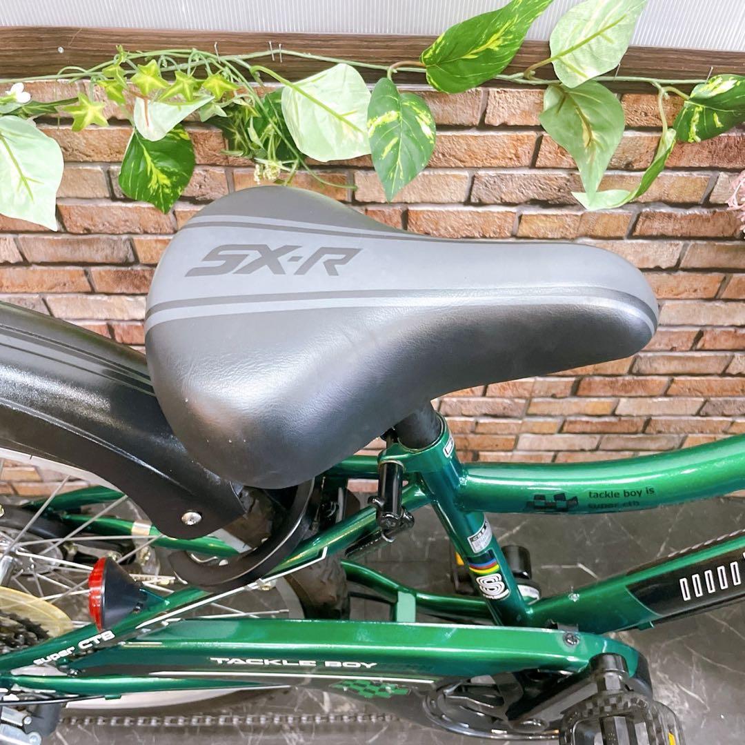 【74】子供用自転車 子供車 TACKLE BOY グリーン 24インチ