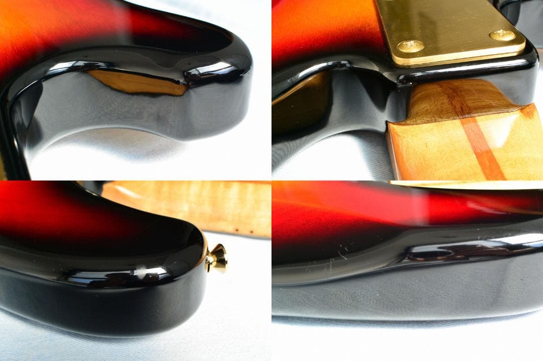 YAMAHA SB-600 特製パーツ多数 ブラスブリッジ＆ジョイントプレート等