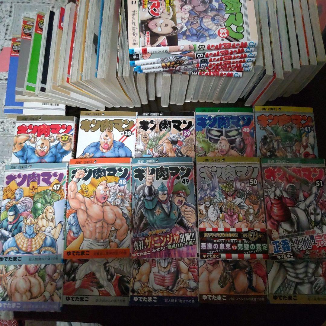 キン肉マン .37巻〜91巻まで.写真は 最後まで見てね新刊90巻91巻写真あり