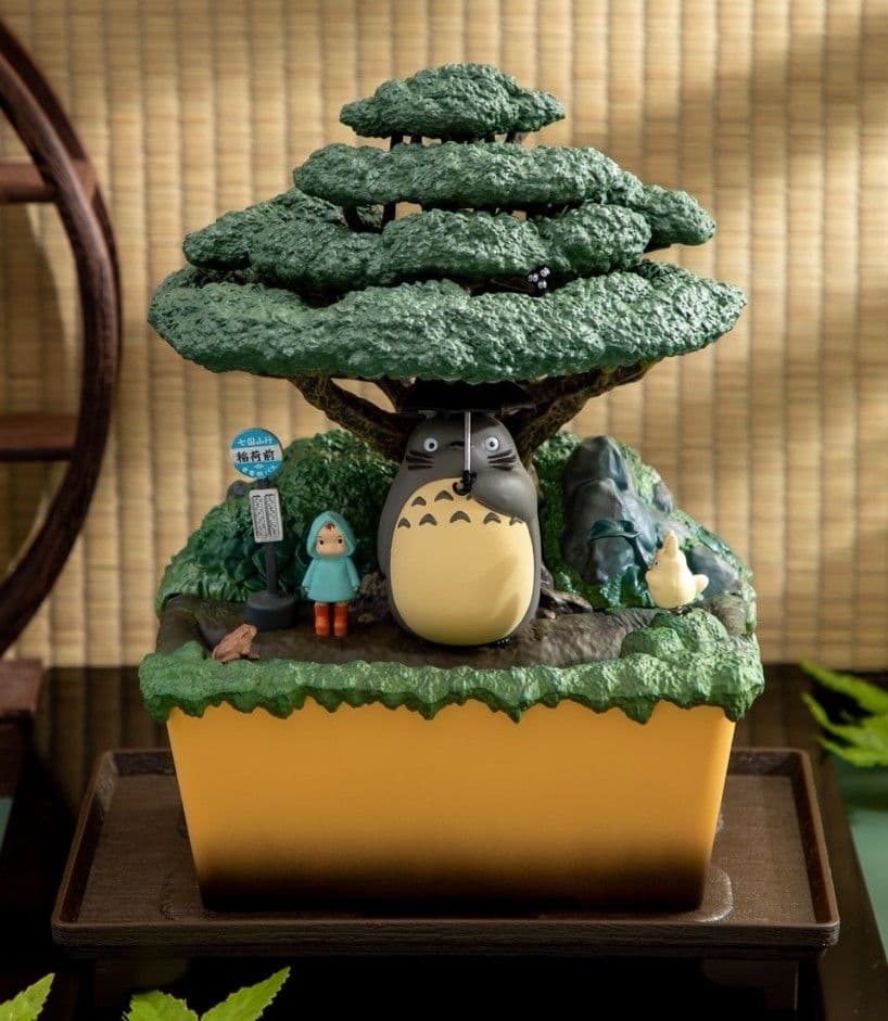 【新品】となりのトトロ　ウォーターガーデン　盆栽風　笠宿