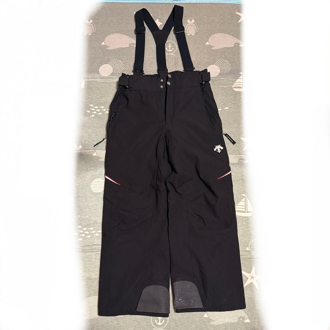 OGSAKA DESCENTE スキーウェア 上下 上着M・パンツ L 赤／黒