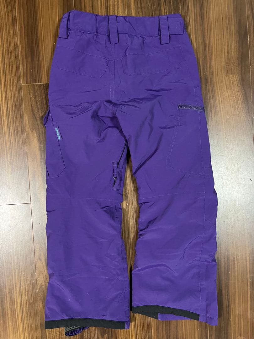 【美品】BURTON バートン キッズ スキーウェア 上下セット XS