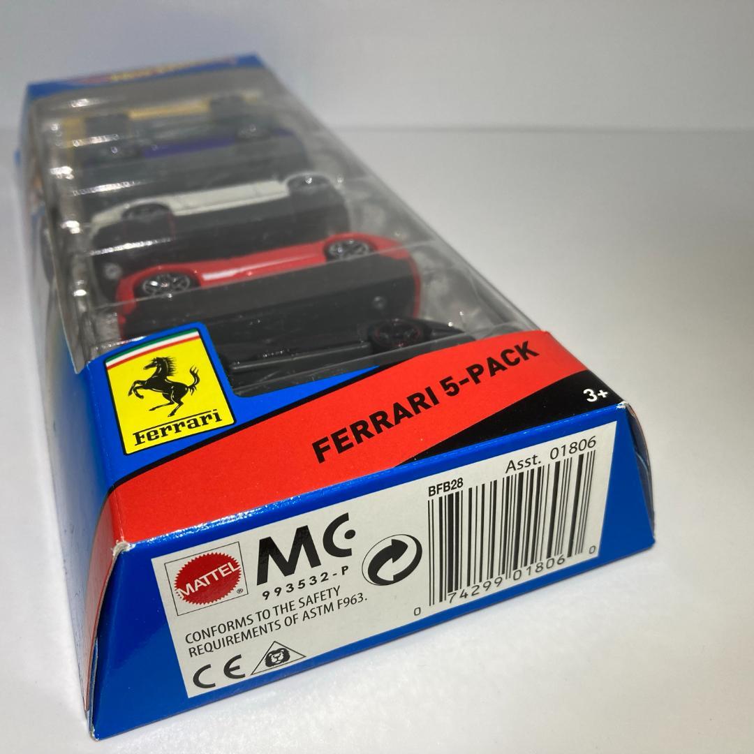 ホットウィールフェラーリ5PACK【BFB28】未開封ミニカー