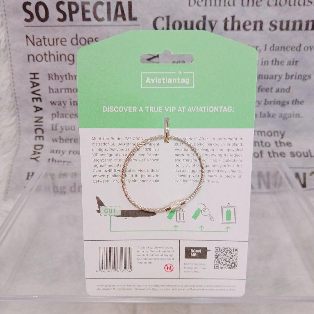 ☆ニジェール政府機☆ Boeing 737 実機外板 Aviationtag