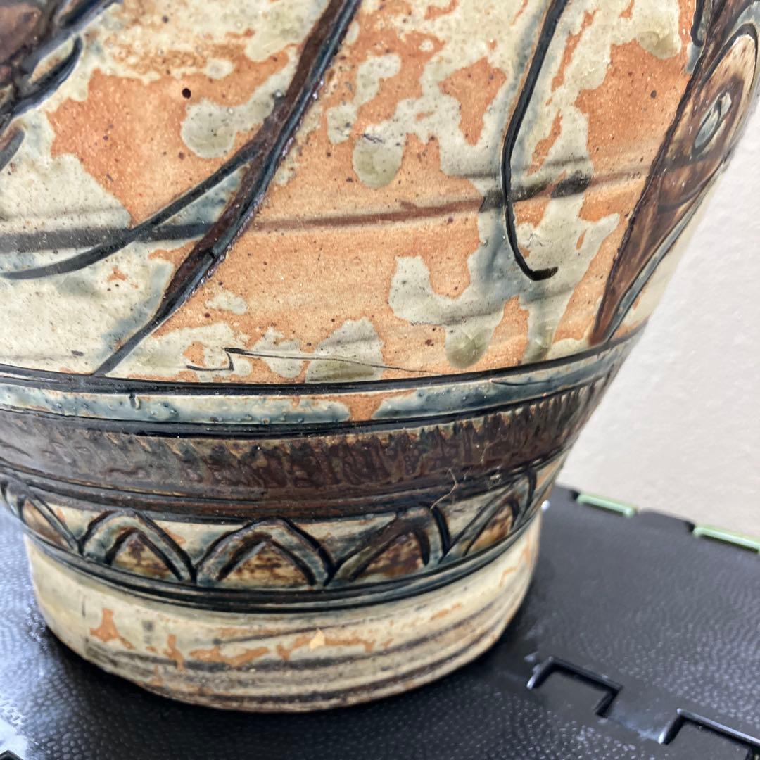 金城次郎　壺　37センチ