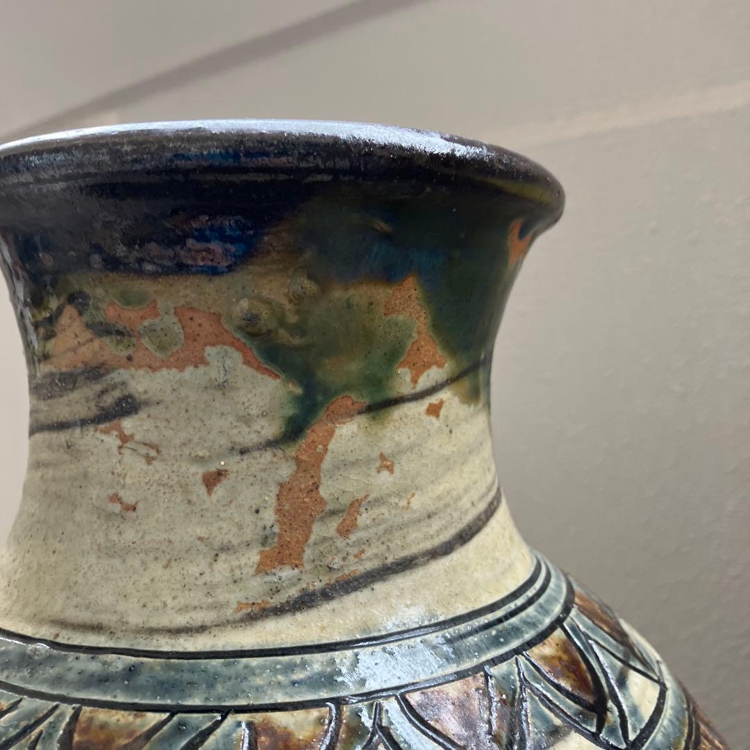 金城次郎　壺　37センチ