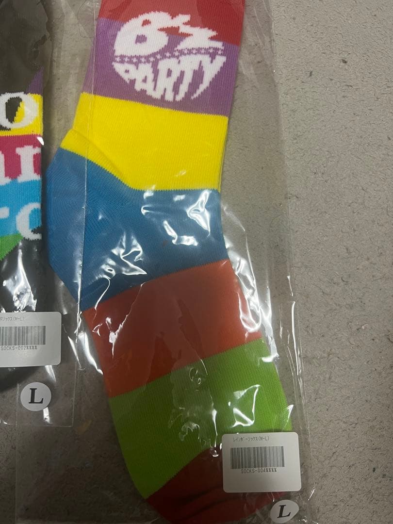 B'zparty限定販売品　ソックス靴下3種新品未開封