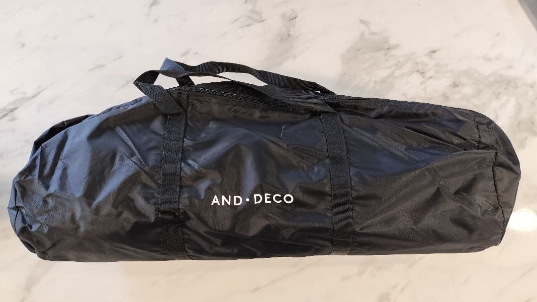 新品　AND・DECO ワンポールテント サンドベージュ