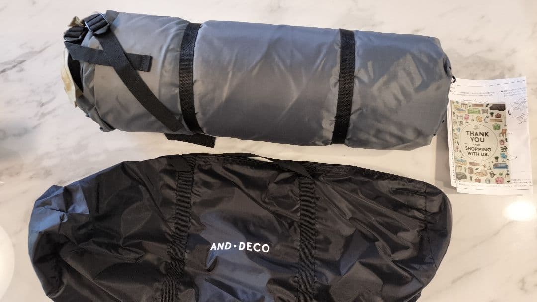 新品　AND・DECO ワンポールテント サンドベージュ