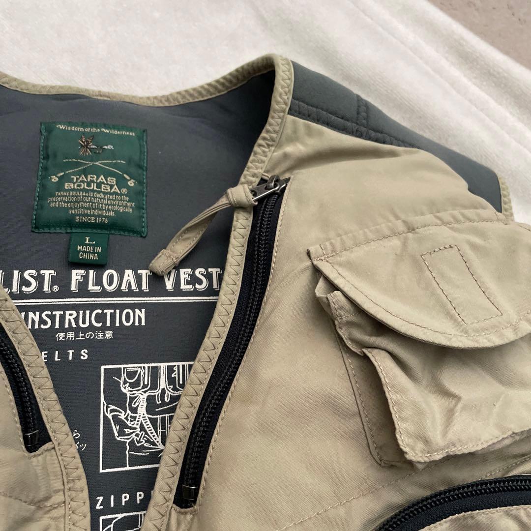 レア‼️ TARAS BOULBA アシックス　フィッシングフロートベスト　L