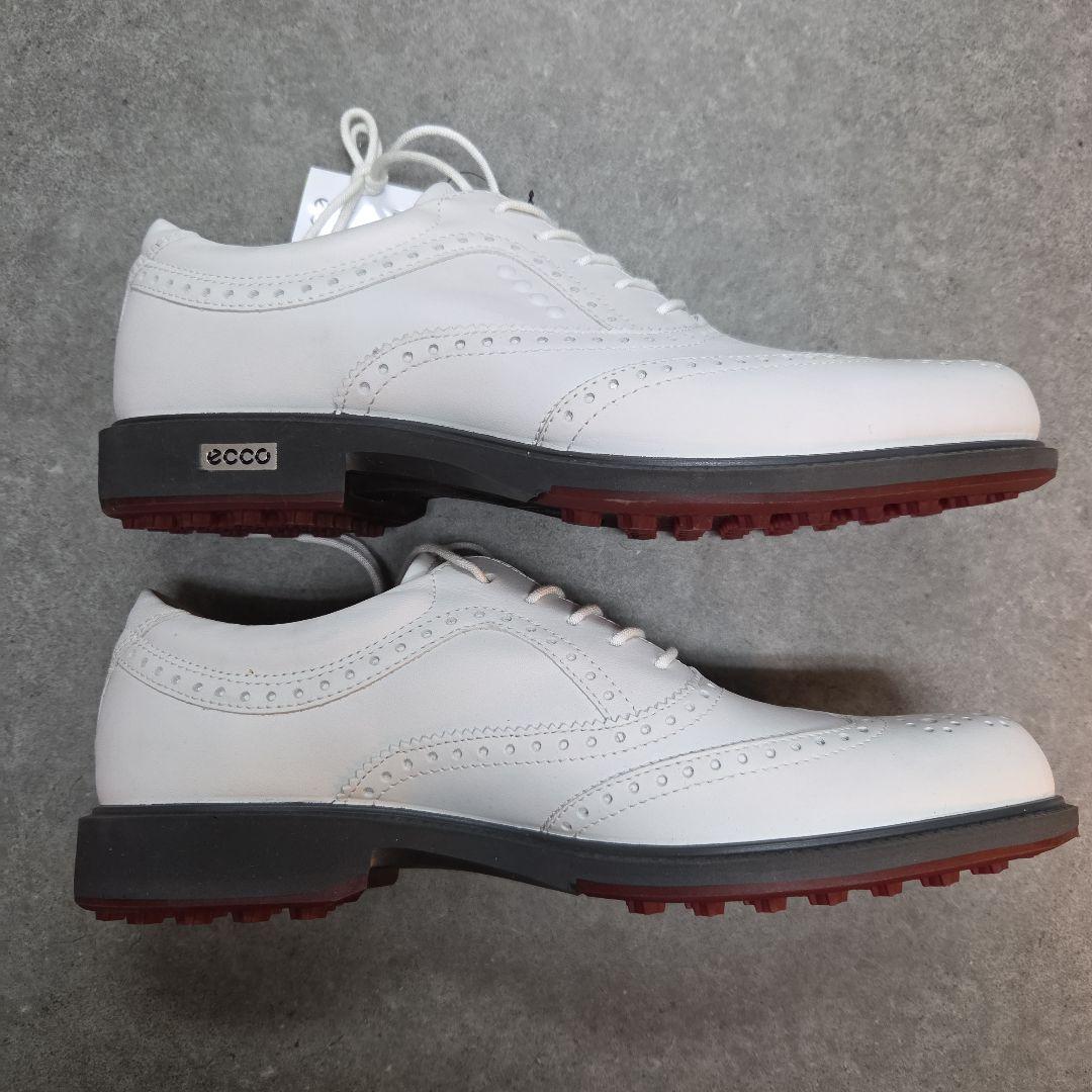 未使用！eccoエコー Tour Hybrid Wingtip ゴルフシューズ白