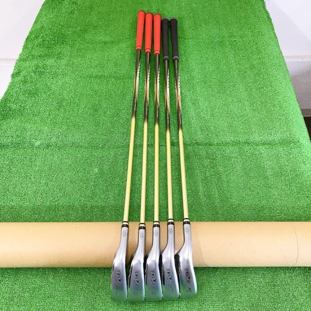 チ94★★左利き用HONMA BERES IS-06 5本アイアンセット