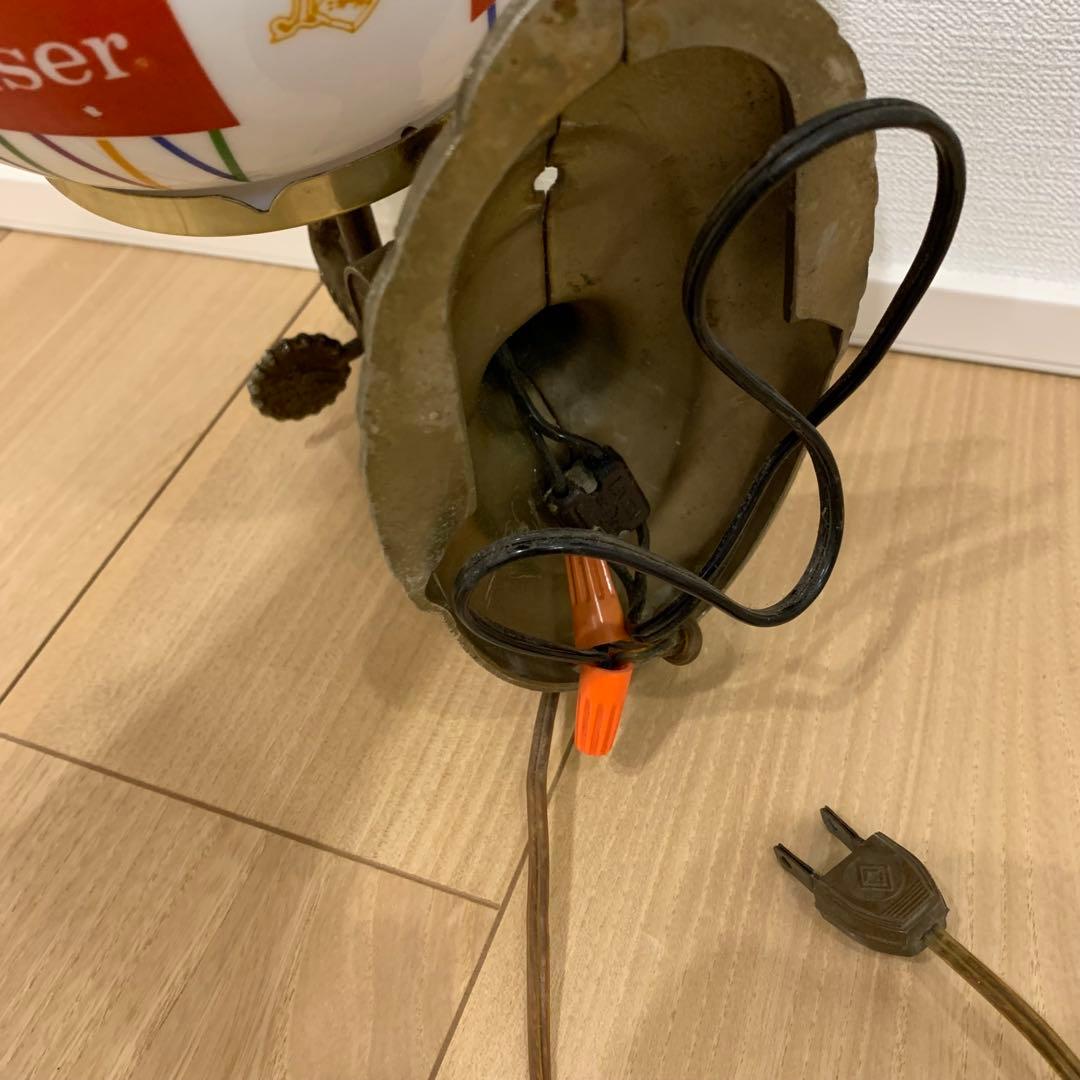 動作品 ビンテージ Budweiser ライトサイン バドワイザー 壁掛け照明