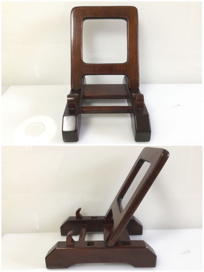 古伊万里焼 錦絵皿 時代物 江戸期 皿立て付 飾り皿 骨董 M