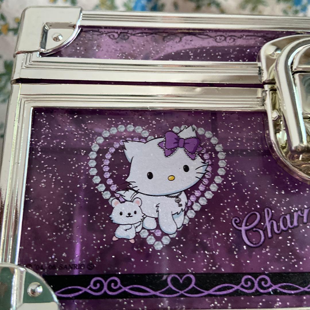 チャーミーキティ♡レトロ　持ち手付き小物入れ　未使用