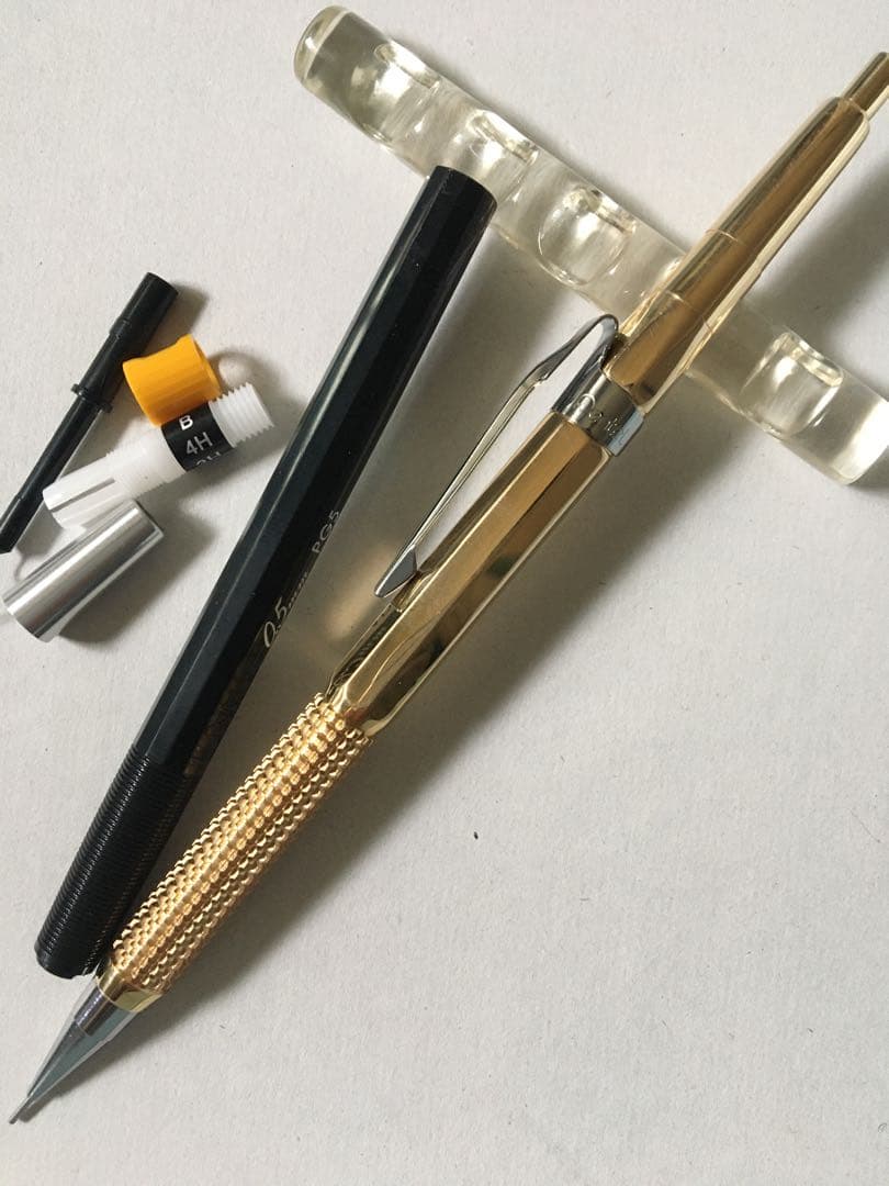 ぺんてる　PG5 カスタム軸　シャーペン　シャープペンシル 真鍮 黄銅 DIY