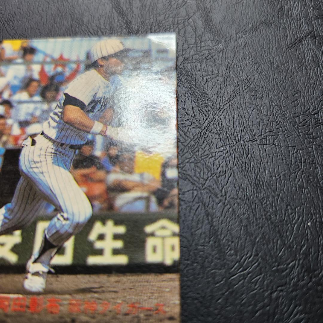 カルビー野球カード 82年 No.575 岡田彰布 (阪神タイガース)