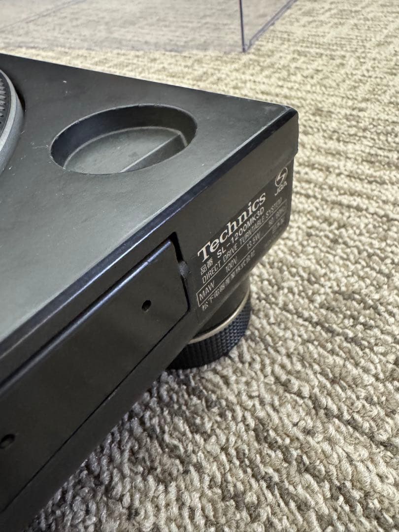 Technics SL-1200MK3D ターンテーブル　片方のみ音