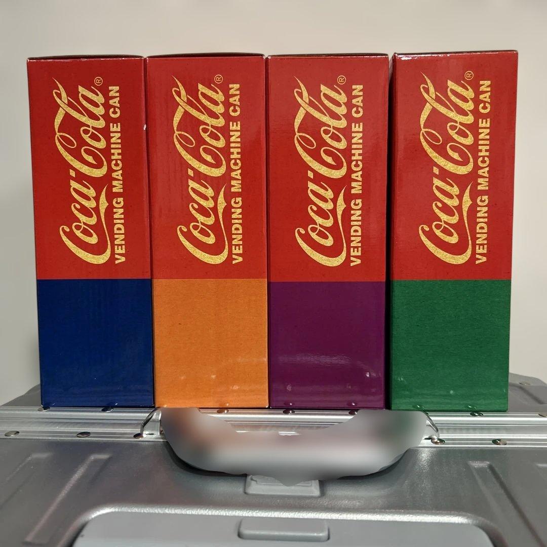 【コカ・コーラ】120周年記念　ベンディングマシンCAN ４種セット希少レア