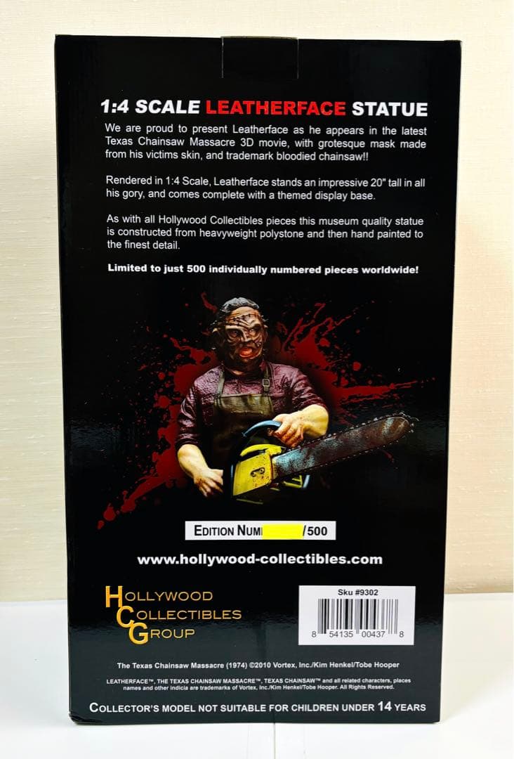 ⭐︎悪魔のいけにえ⭐︎新品未開封⭐︎1/4スケールスタチュー ⭐︎レザーフェイス⭐︎