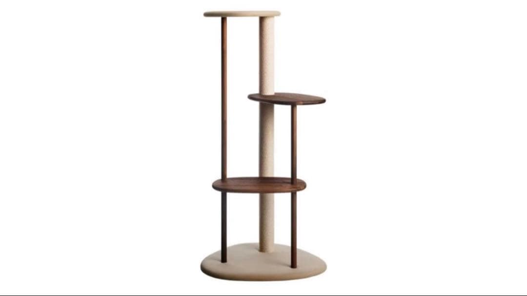 【新品未使用】 KARIMOKU CAT TREE ウォールナット　受賞作品