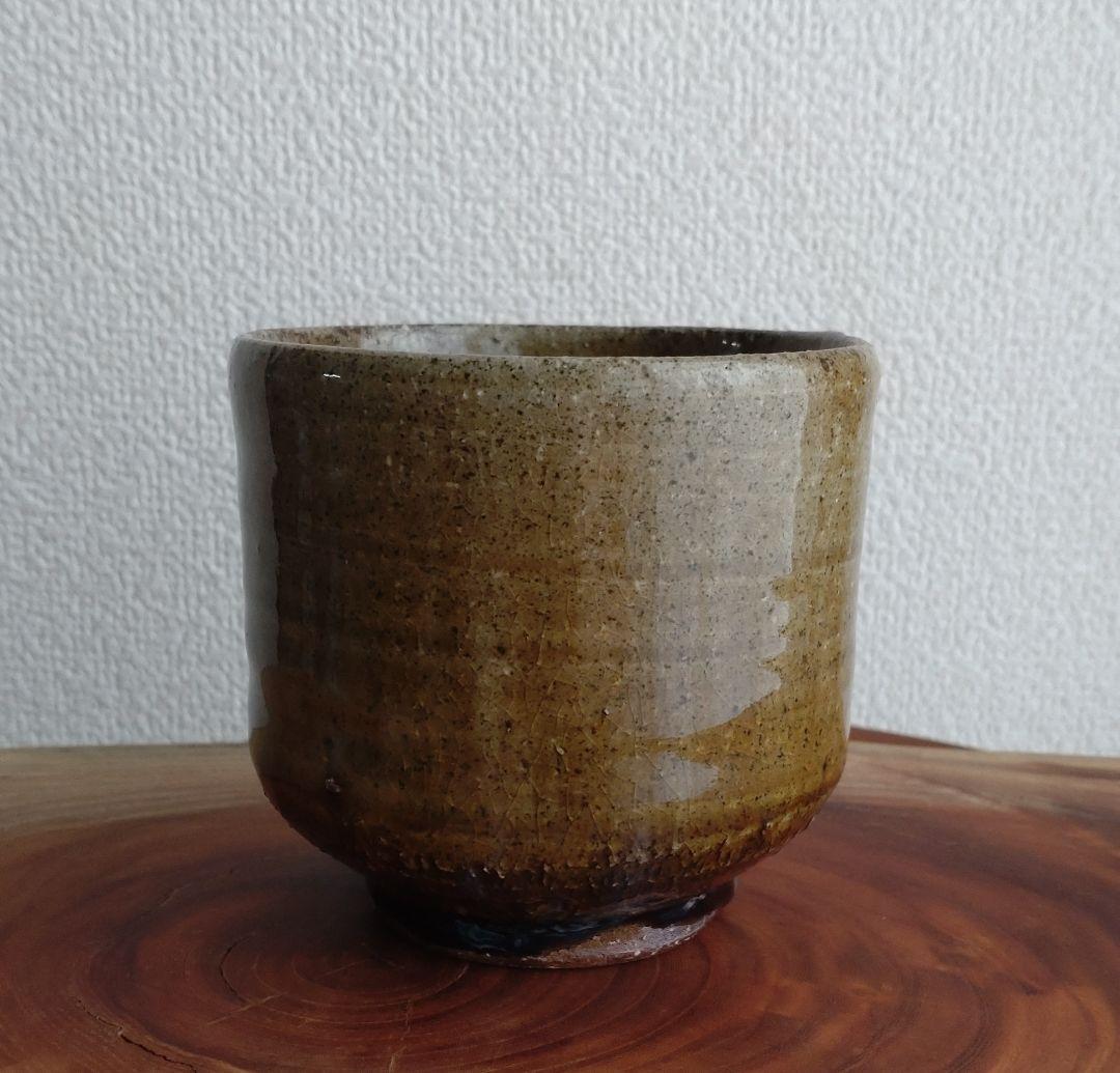 【無冠の帝王】西岡小十　朝鮮唐津茶碗　コバルト　窯変　黒唐津　黒高麗　椎茸高台