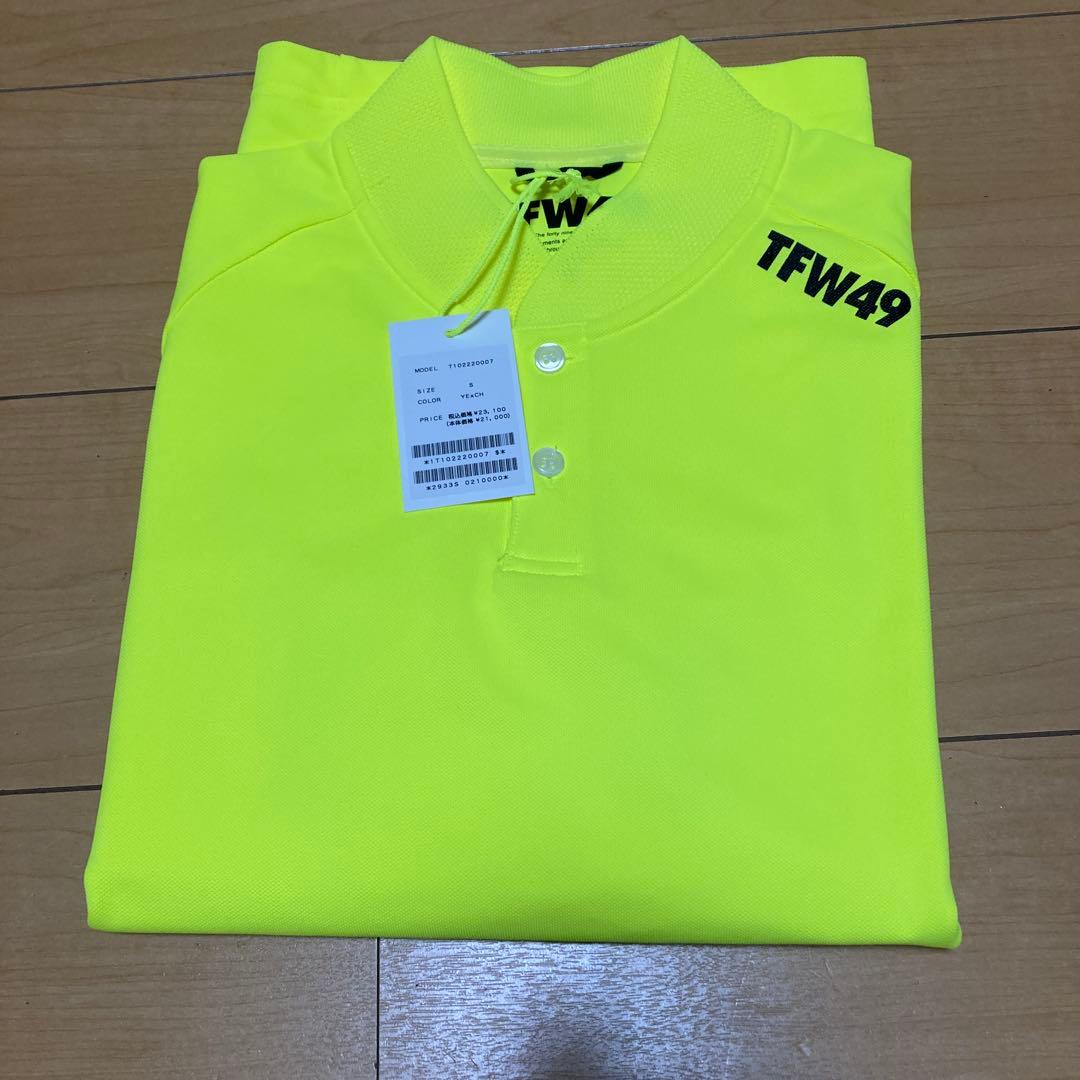 COLLAR LESS POLO カラーレスロングスリーブポロシャツ