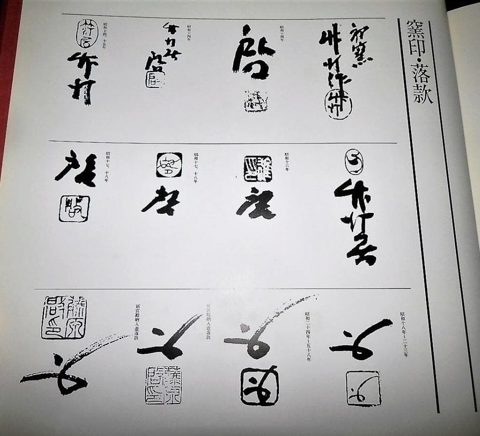 人間国宝　藤原啓　耳付窯変花入 　M336