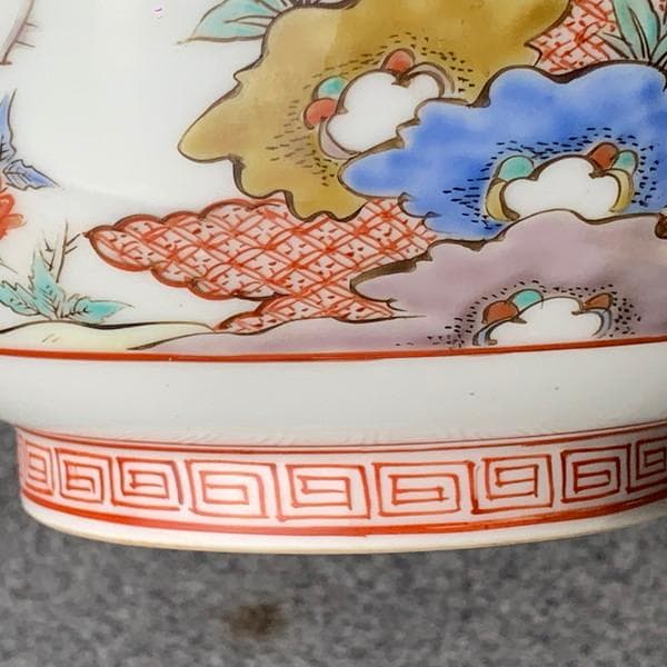 十二代酒井田柿右衛門瓢箪型花器箱入り [B28490]