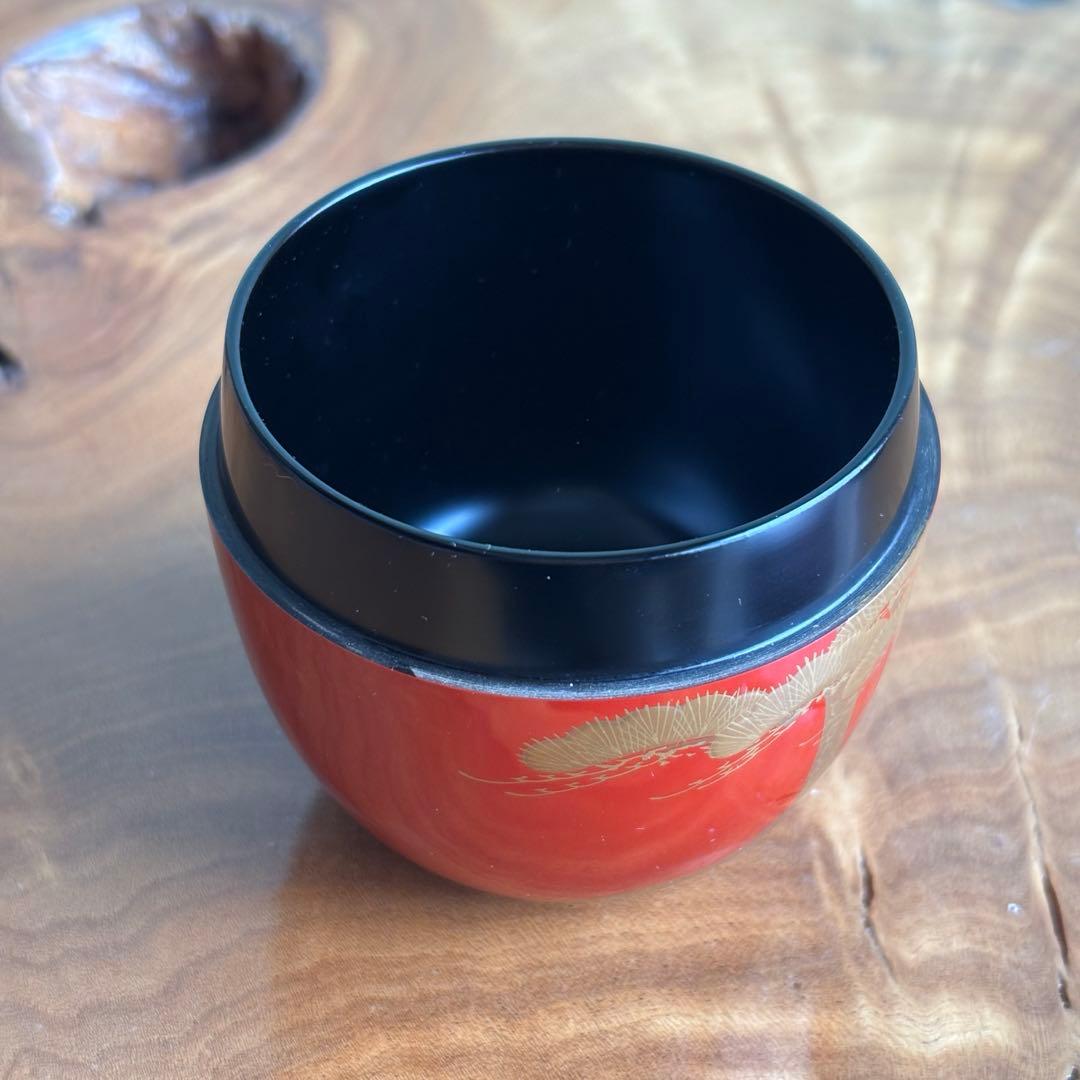輪島塗 棗 平安 光月造 茶道具 共箱