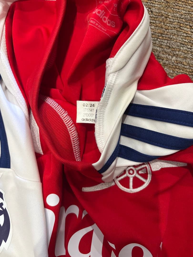 アーセナル　24-25 ホームユニフォーム　カラフィオーリ　33 XL