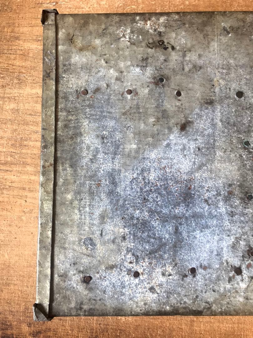 錻力の硯箱　文箱　ブロカント　ブリキ