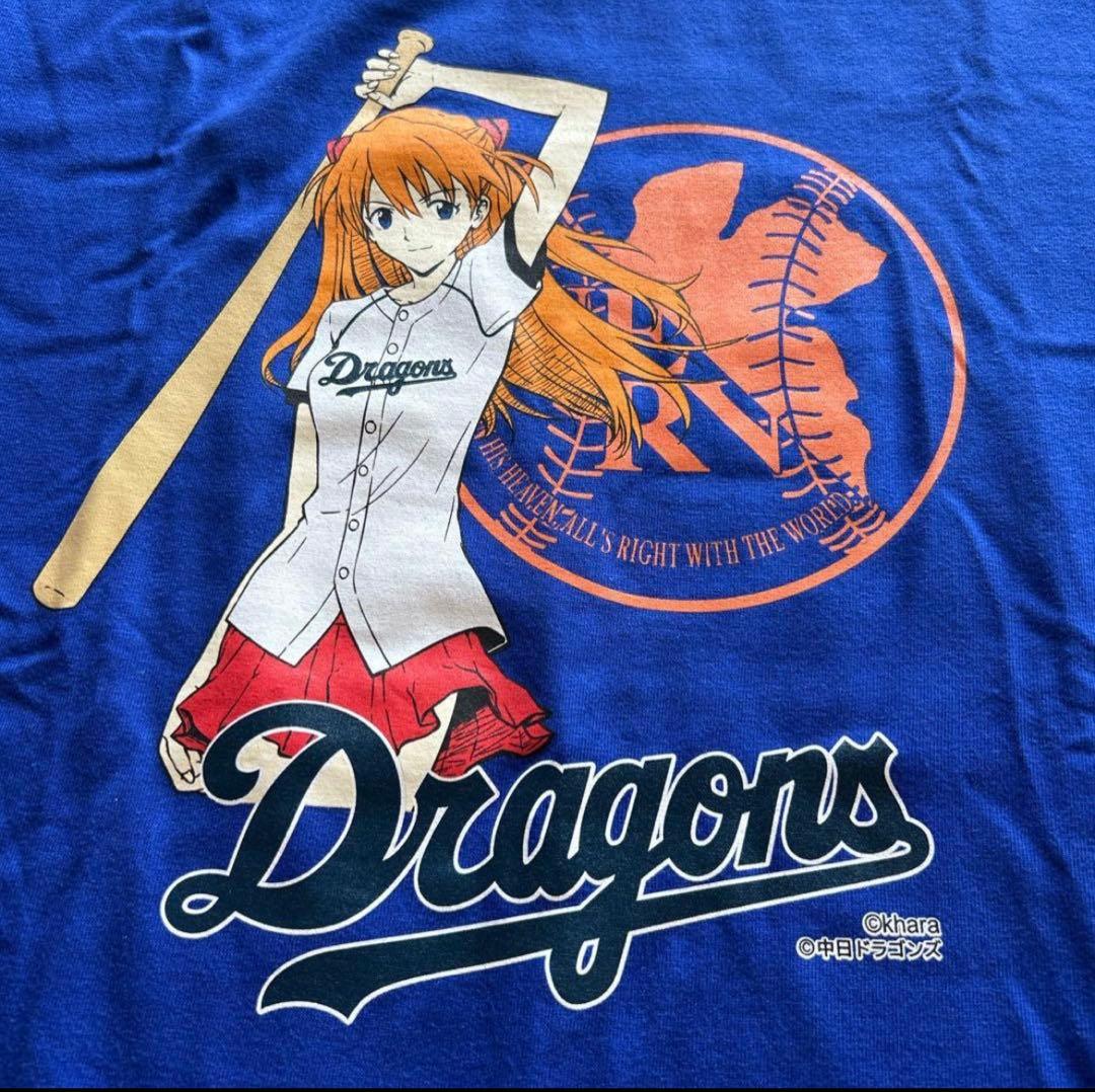 ✨【限定コラボ】エヴァンゲリオン「アスカ」 × 中日ドラゴンズ Tシャツ✨