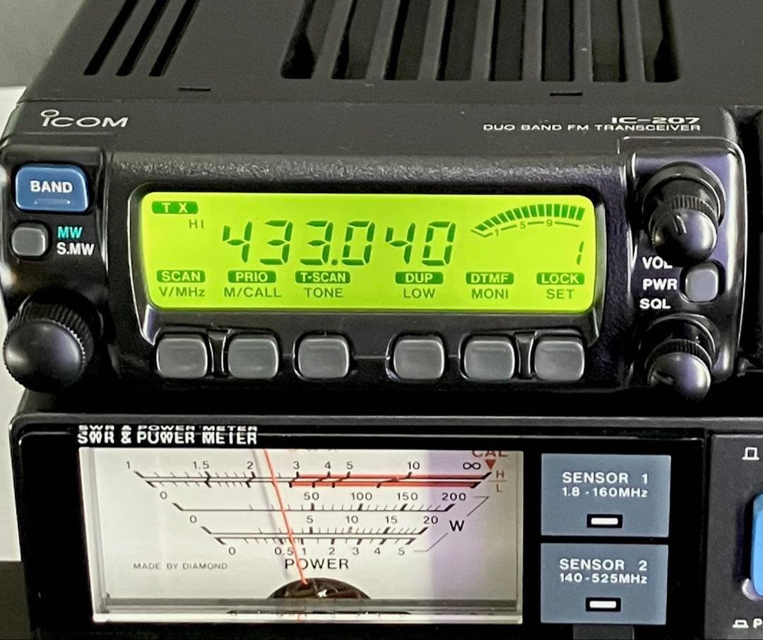 ICOM IC207 20w アマチュア無線機 アマチュア無線