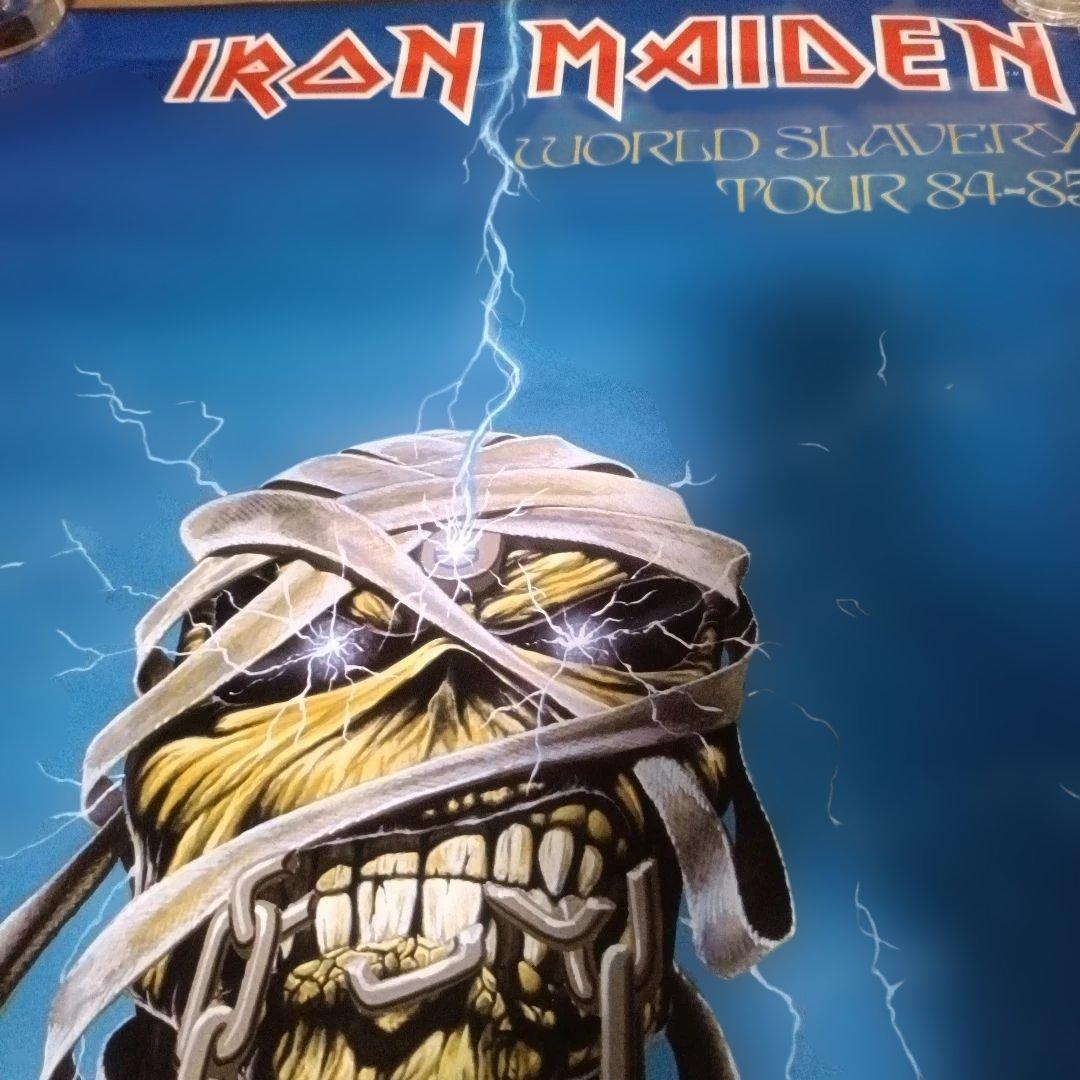 IRON MAIDEN ポスター 1985 WORLD SLAVERY TOUR