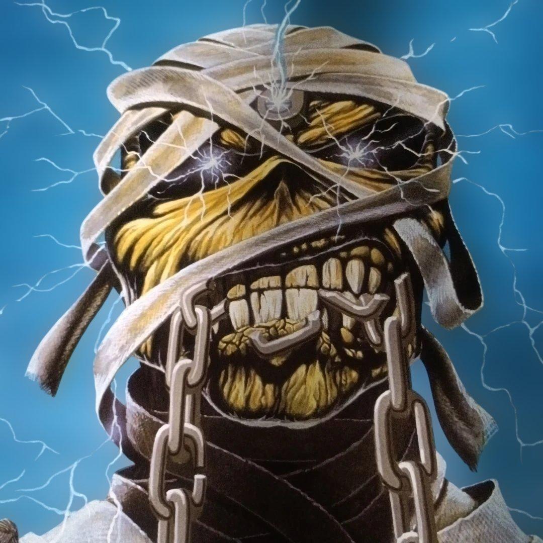 IRON MAIDEN ポスター 1985 WORLD SLAVERY TOUR