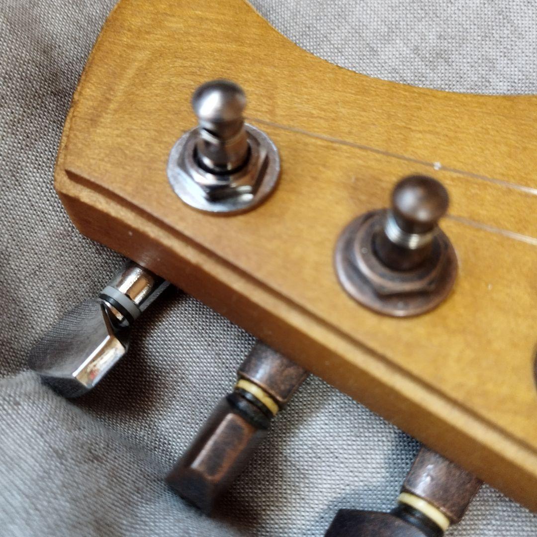 AXL guitars AZ820 6弦周りヘッド割れ修理　アルニコP90