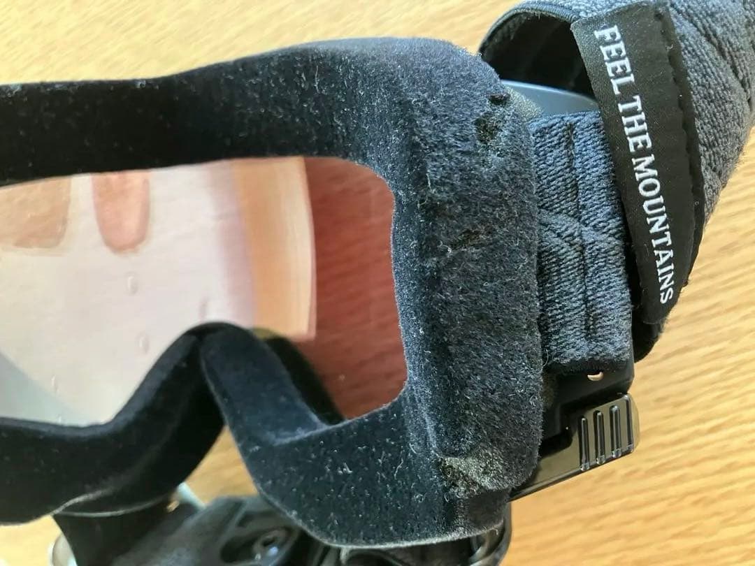 ⚠️中古SWANS ROVOゴーグル lens中央に傷あります クリア換レンズ付