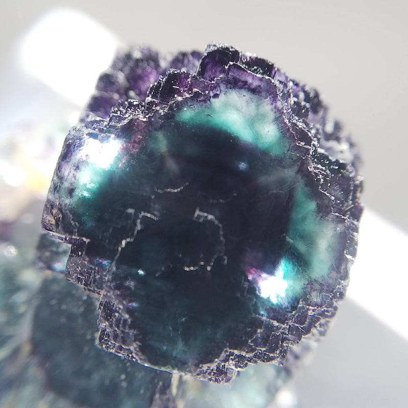 516 オコルス鉱山 フローライト ブルーグリーン パープル 蛍石