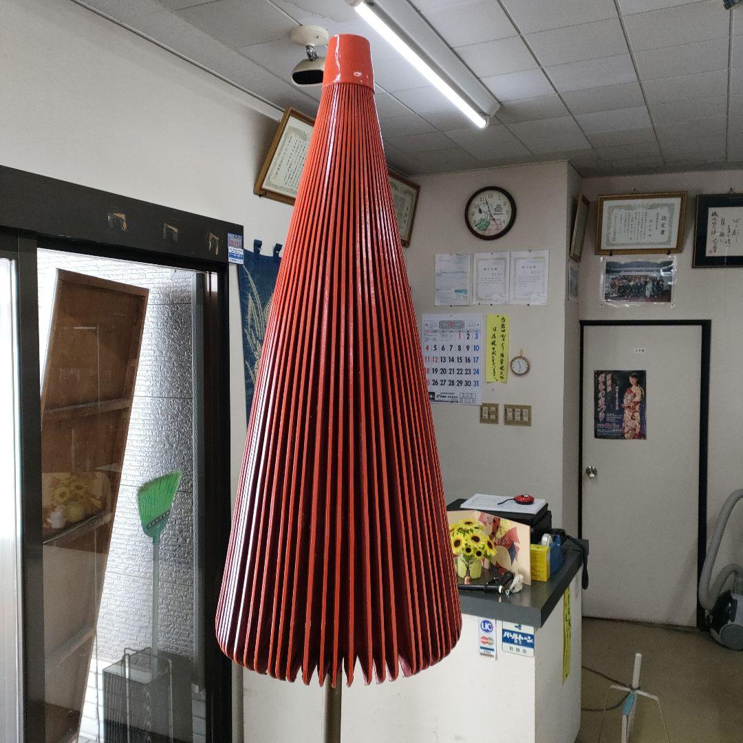 野点用赤傘中サイズ3尺径167cm高さ230cmスタンドは別売り