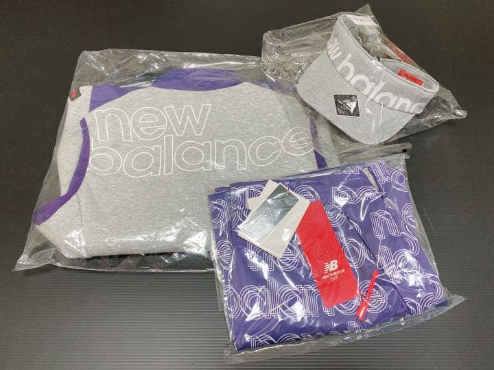 ニューバランスゴルフ　2点　セットアップ　ベスト　スカート パープル　紫