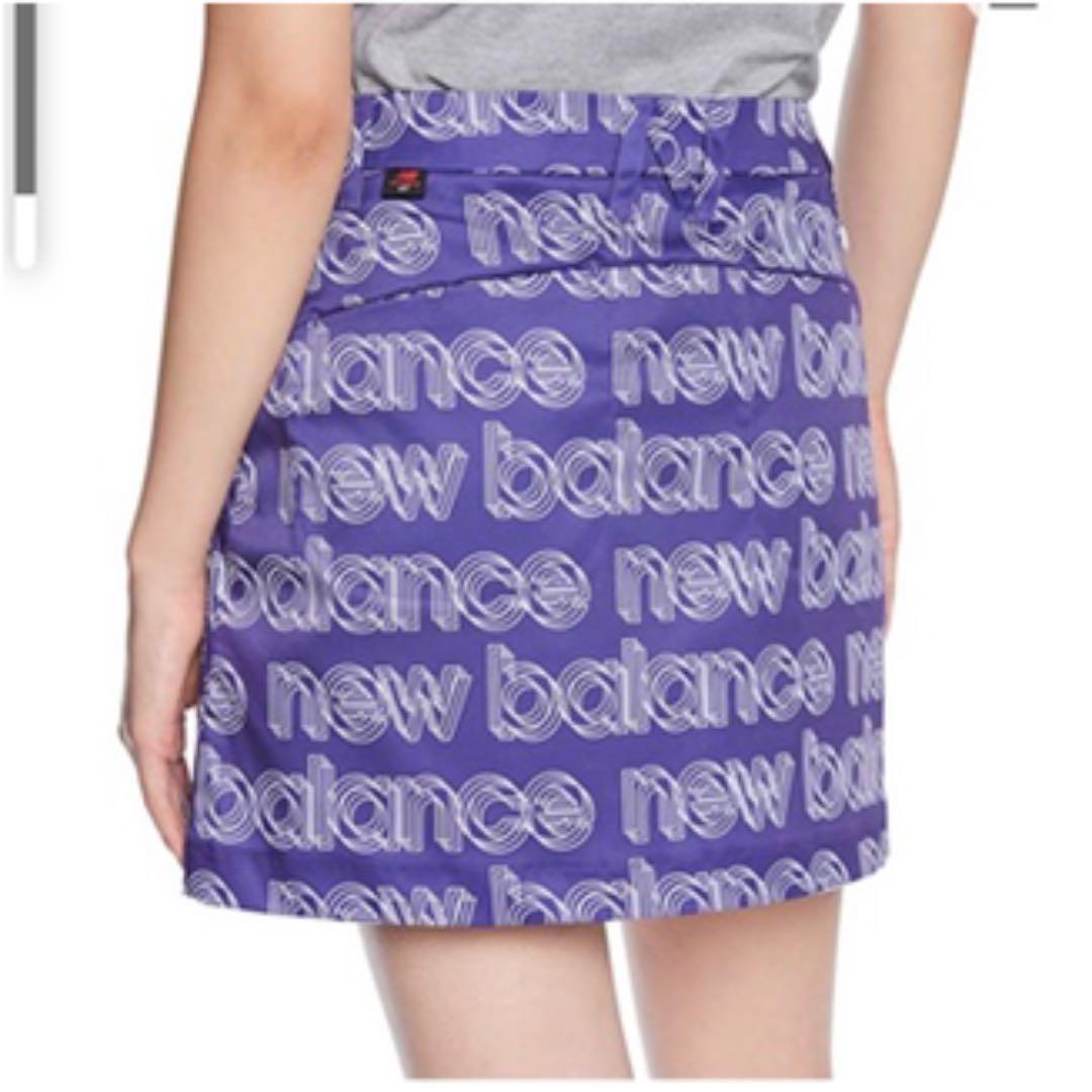 ニューバランスゴルフ　2点　セットアップ　ベスト　スカート パープル　紫