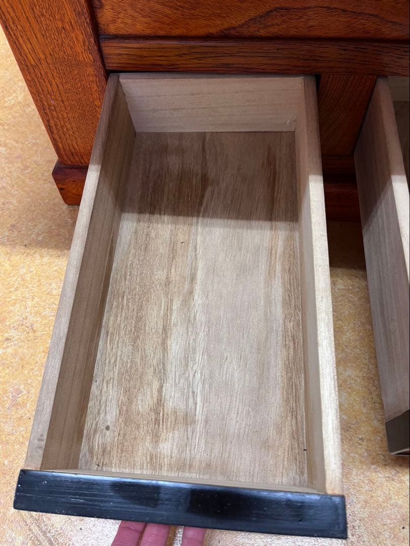 昭和レトロ　囲炉裏　座卓　引き出し付き　灰付き　五徳付き　火箸付き