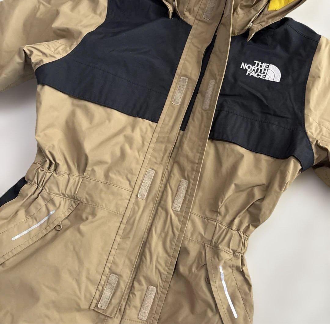 ノースフェイス スノーウェア ベージュ×ブラック 110