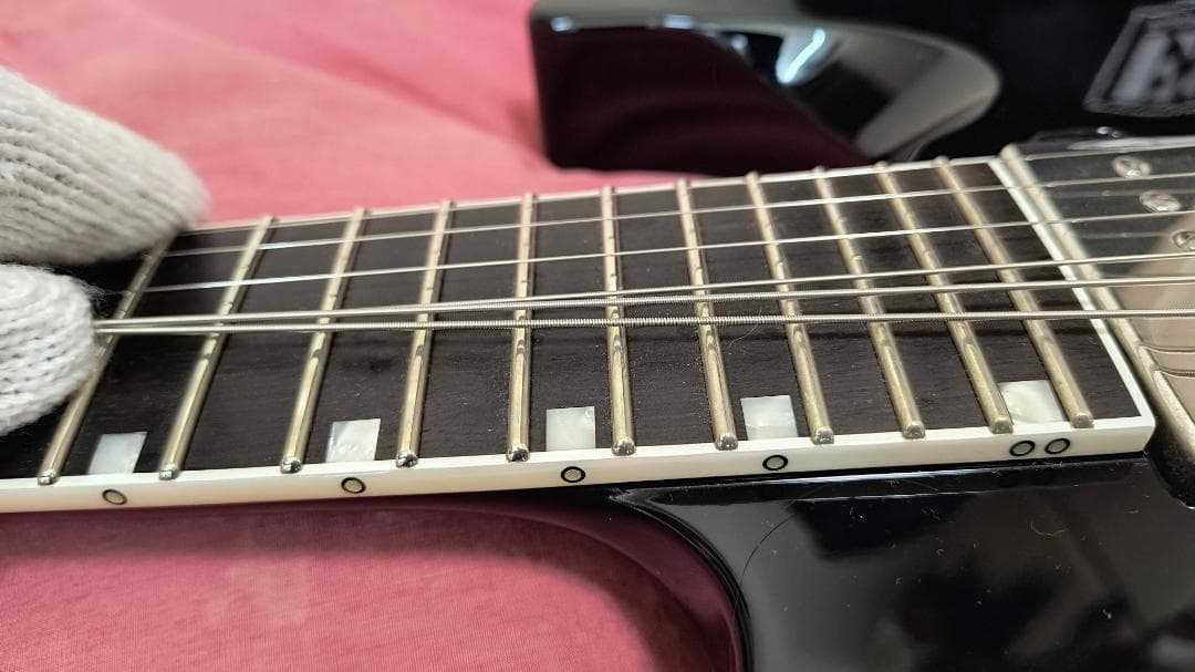 美品　ESP　M-II　CTM　NT/E#　BK　エレキギター　ギター