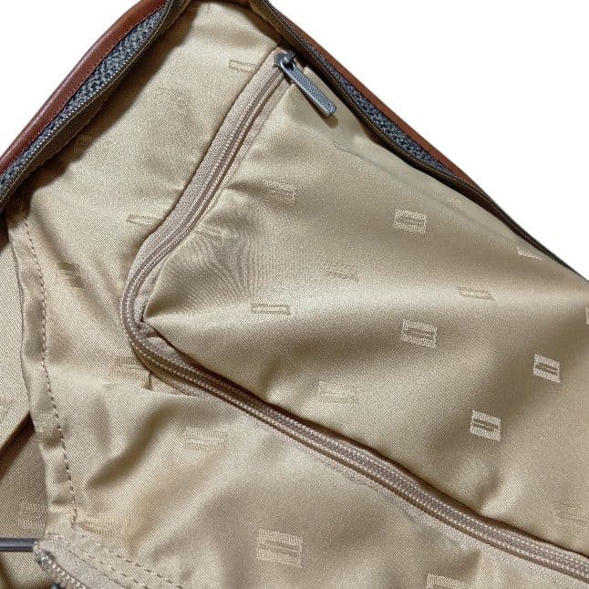 【美品】Hartmann ハートマン レザー ツイード ガーメントケース