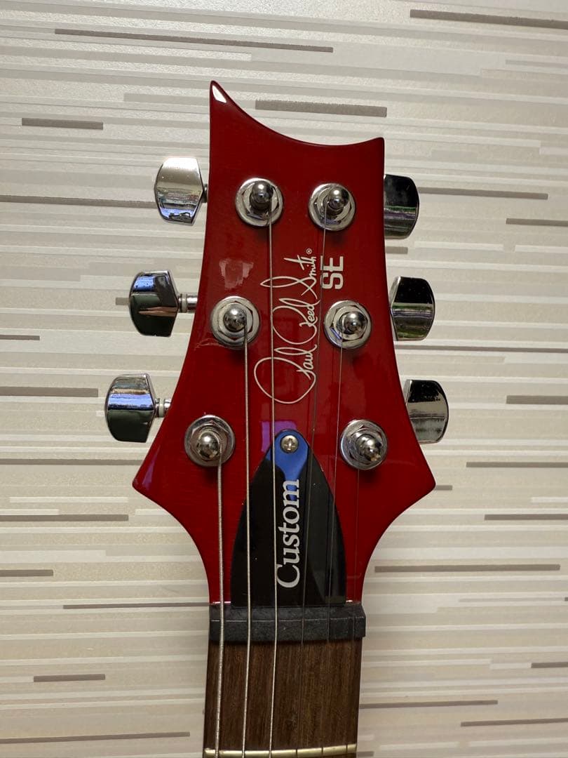 PRS SE custom24 赤/レッド　ギター