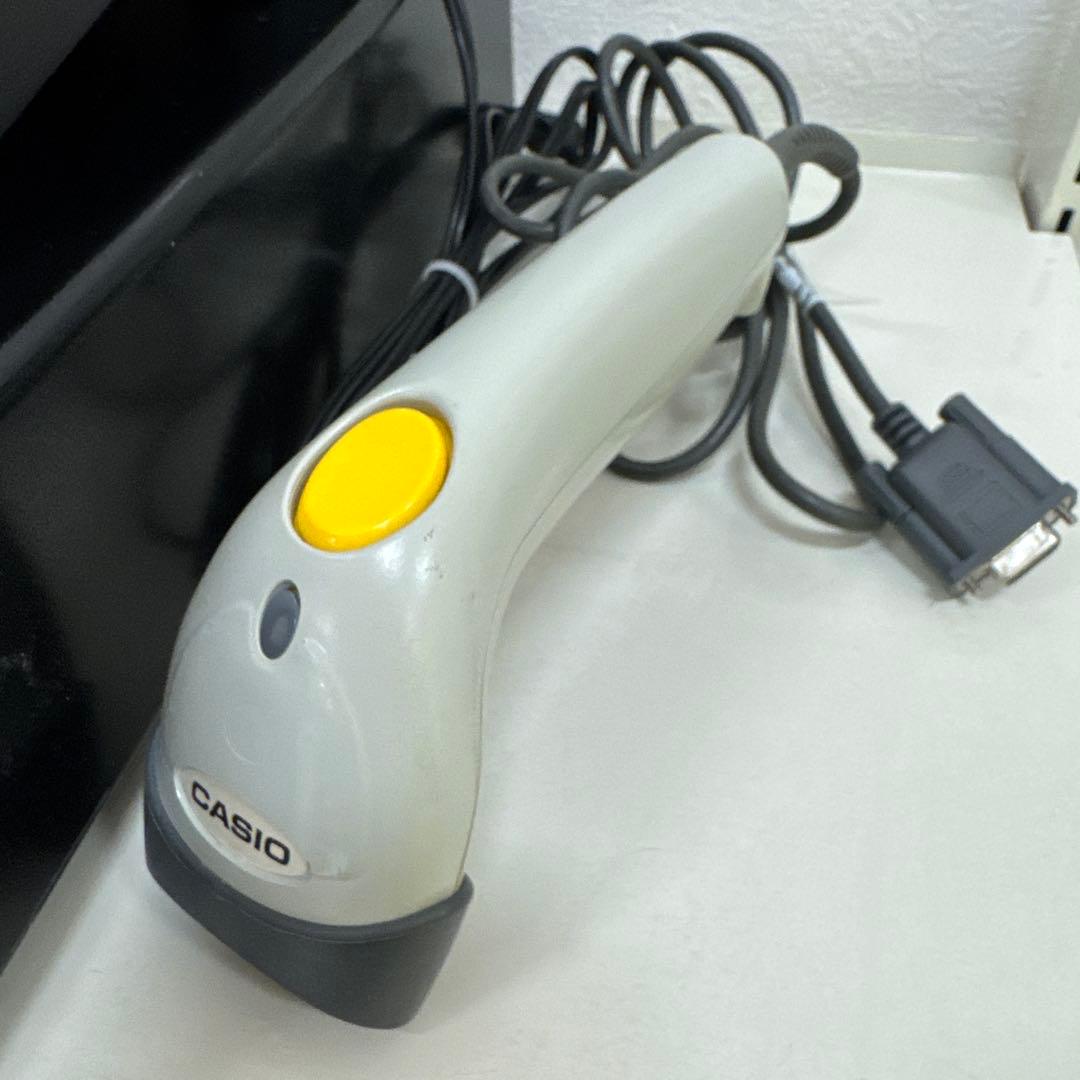 CASIO 電子レジスター SR-S4000 スキャナーHHS-19付き
